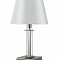 Настольная лампа Crystal Lux NICOLAS LG1 NICKEL/WHITE